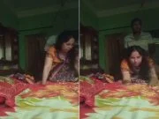 Desi Bhabhi Blowjob and Fucked In Doggy Style